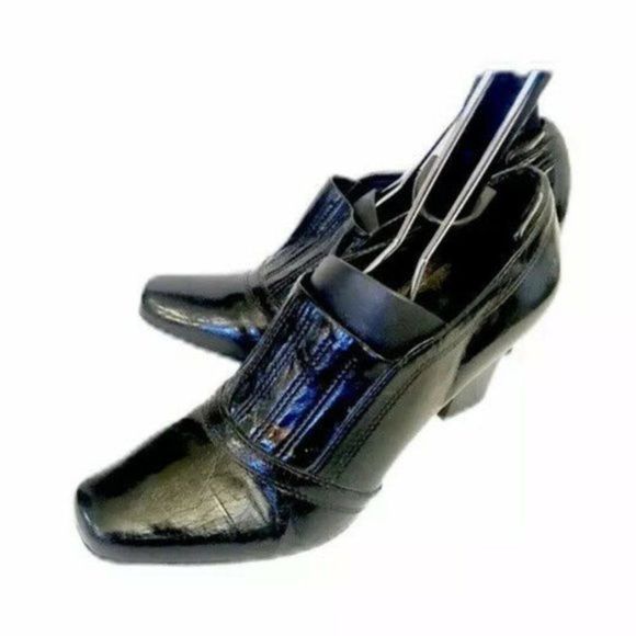 Franco Sarto Raja Black Boot Shoe Size 9M Heel - Picture 1 of 7